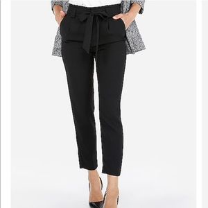 Express High Waist Tie Dress Pants